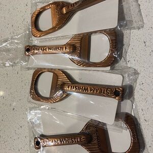 3 Steam Whistle bottle openers